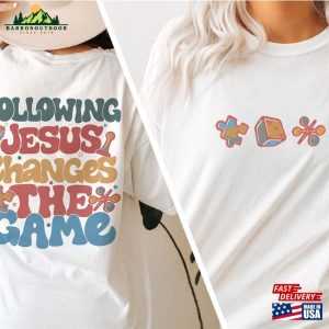 Following Jesus Changes The Game Shirt Vbs Crew 2023 T-Shirt Vacation Bible School Tee Unisex Classic