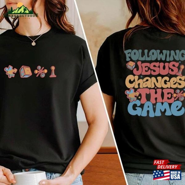 Following Jesus Changes The Game Shirt Vbs Crew 2023 T-Shirt Vacation Bible School Tee Unisex Classic