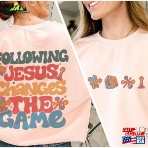 Following Jesus Changes The Game Shirt Vbs Crew 2023 T Shirt Vacation Bible School Tee Unisex Classic 4