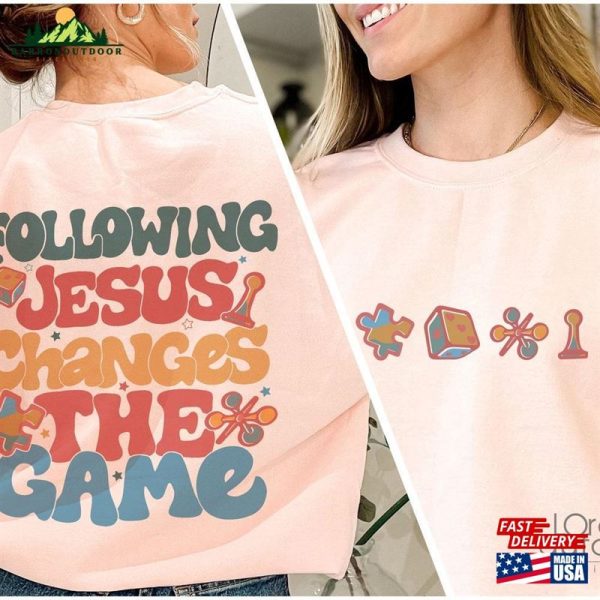 Following Jesus Changes The Game Shirt Vbs Crew 2023 T-Shirt Vacation Bible School Tee Unisex Classic