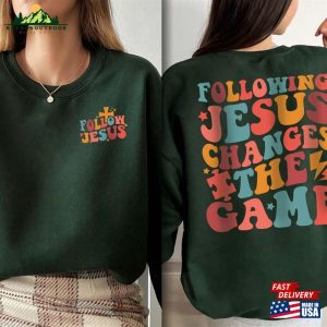 Following Jesus Changes The Game Sweatshirt Bible Games Children Classic T Shirt 3