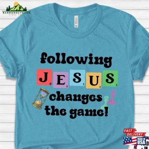 Following Jesus Changes The Game Twists And Turn Shirt Bible School Vbs Crew 2023 Unisex Classic