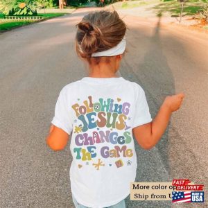 Following Jesus Changes The Game Vbs Vacation Bible School Christian Kids Unisex T Shirt 3