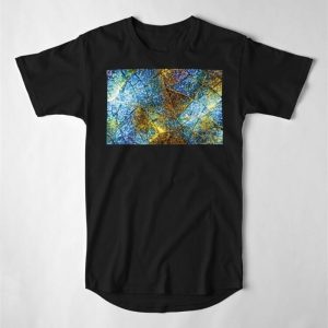 Fracture Abstract Long T Shirt Unisex Sweatshirt 3