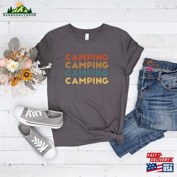 Funny Camping Life Shirt For Campers Outdoor Nature Lovers And Mountain Hikers Hoodie Unisex