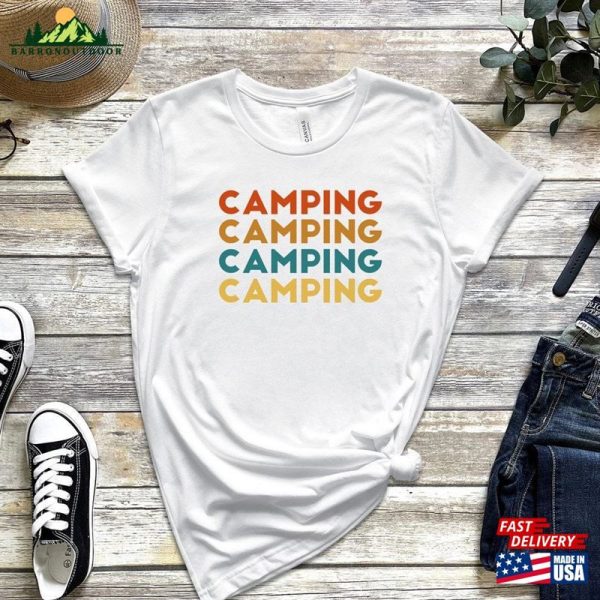 Funny Camping Life Shirt For Campers Outdoor Nature Lovers And Mountain Hikers Hoodie Unisex