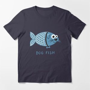 Funny Dog Fish With Bone Collar Essential T-Shirt Unisex Hoodie