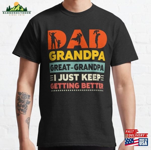 Funny Great Grandpa For Fathers Day Classic T-Shirt Unisex