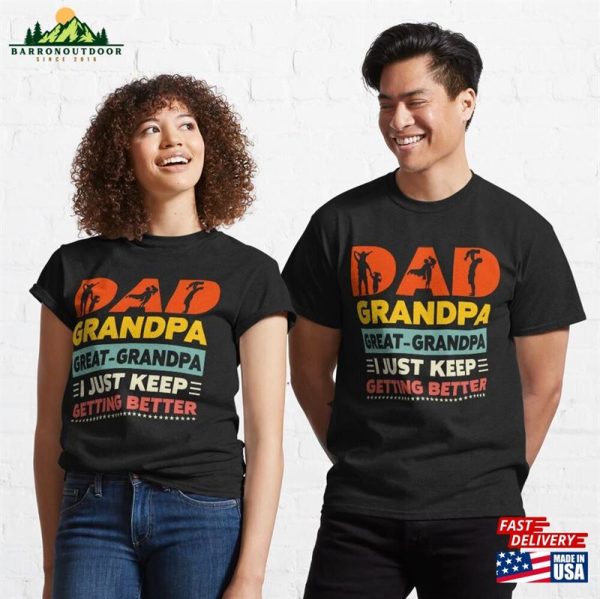 Funny Great Grandpa For Fathers Day Classic T-Shirt Unisex