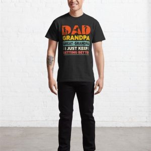 Funny Great Grandpa For Fathers Day Classic T Shirt Unisex 3