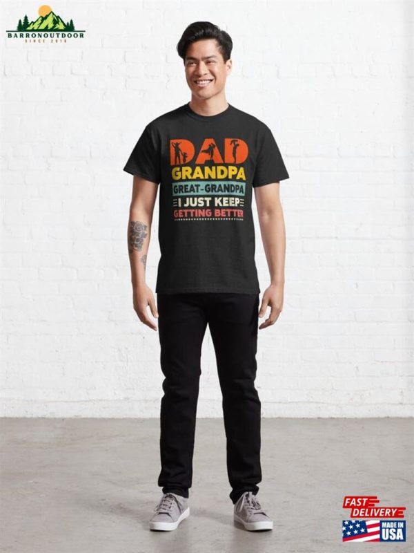 Funny Great Grandpa For Fathers Day Classic T-Shirt Unisex