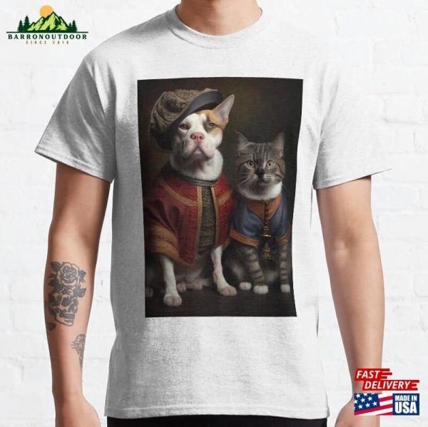 Furry Friends In Historical Attire Classic T-Shirt Hoodie Sweatshirt