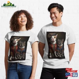 Furry Friends In Historical Attire Classic T-Shirt Hoodie Sweatshirt