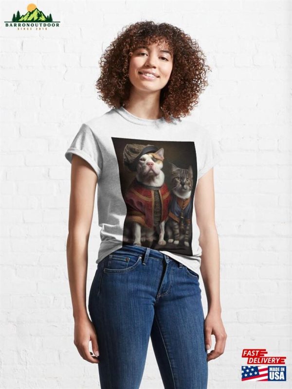 Furry Friends In Historical Attire Classic T-Shirt Hoodie Sweatshirt