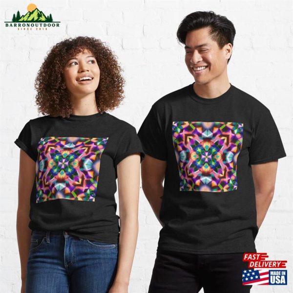 Gem Mandala Summer Garden Classic T-Shirt Unisex