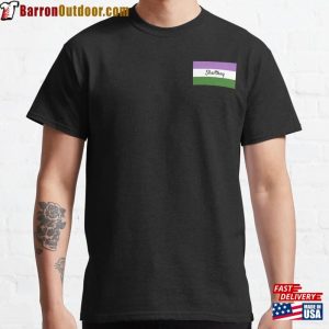 Genderqueer She They Flag Classic T-Shirt