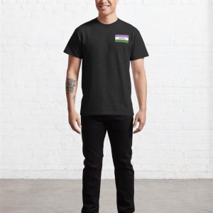 Genderqueer She They Flag Classic T Shirt 3