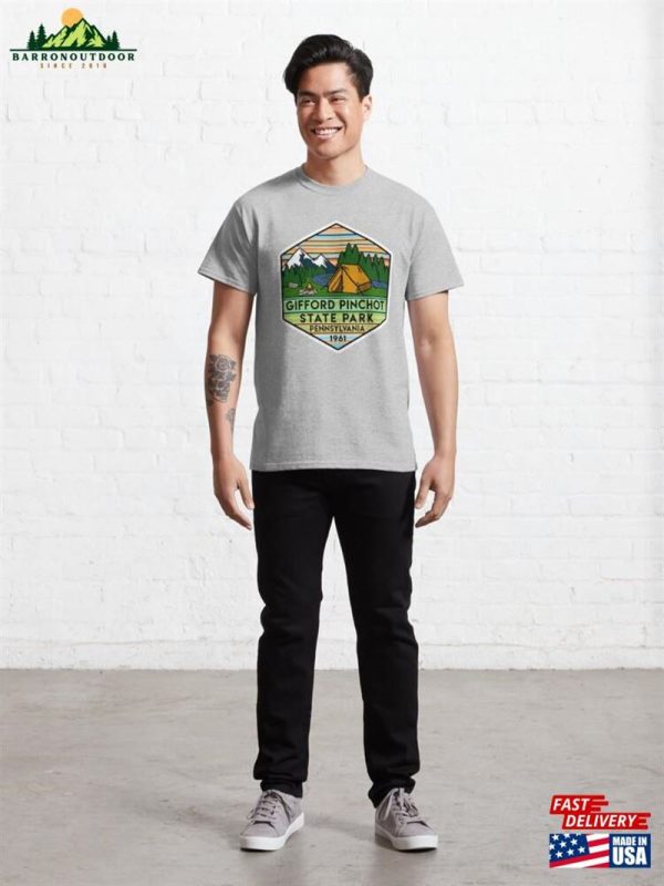 Gifford Pinchot State Park Pennsylvania Hexagon Classic T-Shirt Unisex