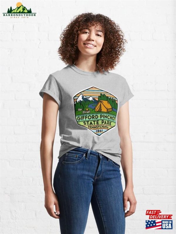 Gifford Pinchot State Park Pennsylvania Hexagon Classic T-Shirt Unisex