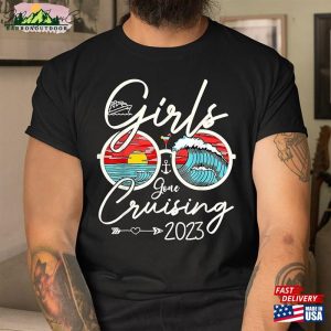 Girls Gone Cruising 2023 Matching T Shirt Shirt Cruise Unisex 3