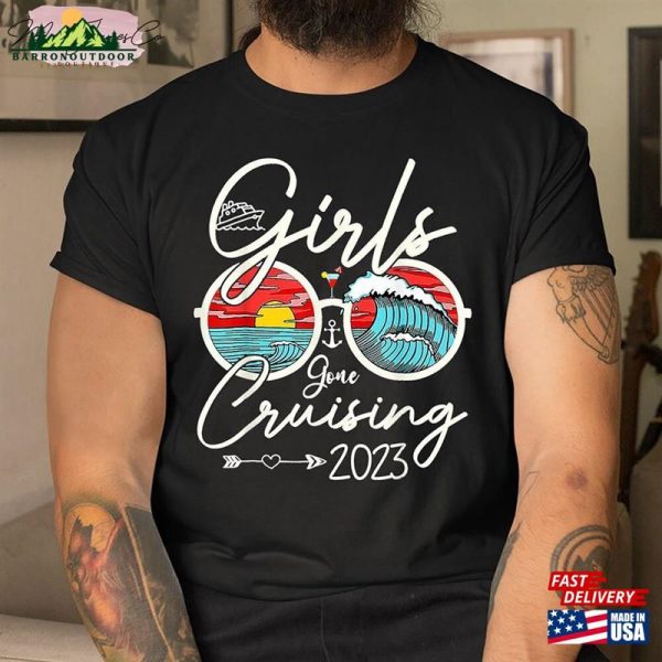 Girls Gone Cruising 2023 Matching T-Shirt Shirt Cruise Unisex