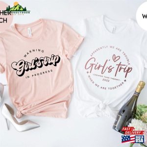 Girls Trip 2023 Shirt Cheaper Than Therapy Girl Vacation Hoodie Classic 4