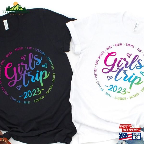 Girls Trip 2023 Shirts Vacation Shirt Cheaper Than Therapy Classic Unisex