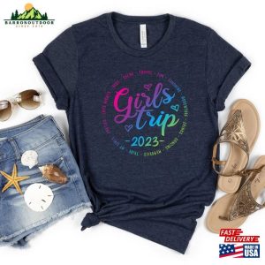 Girls Trip 2023 Shirts Vacation Shirt Cheaper Than Therapy Classic Unisex 3