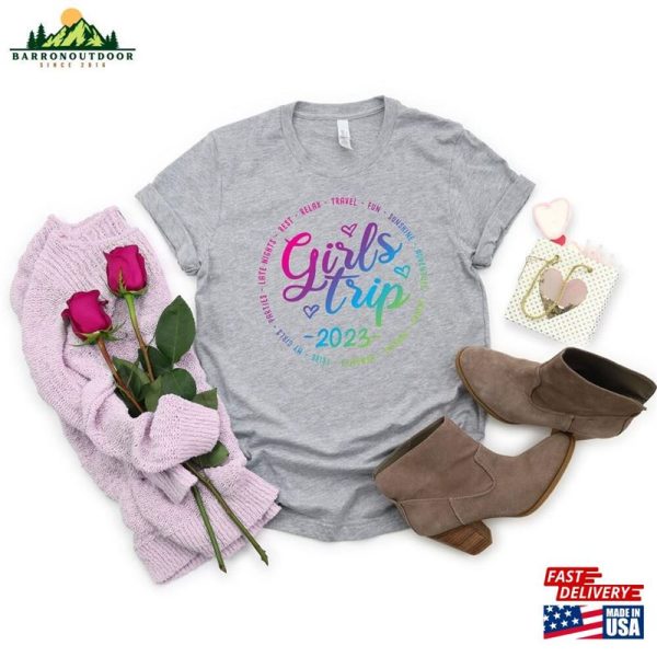 Girls Trip 2023 Shirts Vacation Shirt Cheaper Than Therapy Classic Unisex