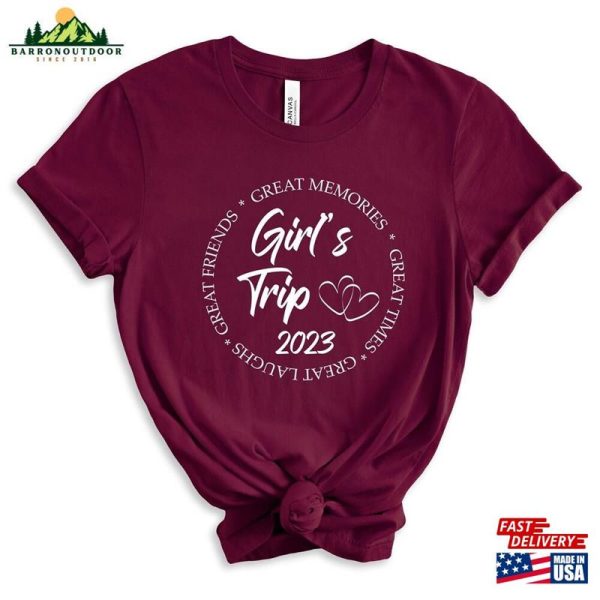 Girls Trip Shirts 2023 Travel Shirt Classic Hoodie