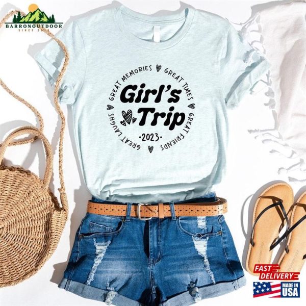 Girls Vacation 2023 Shirts Night Out T-Shirt Best Friends Weekend Matching Outfits Classic