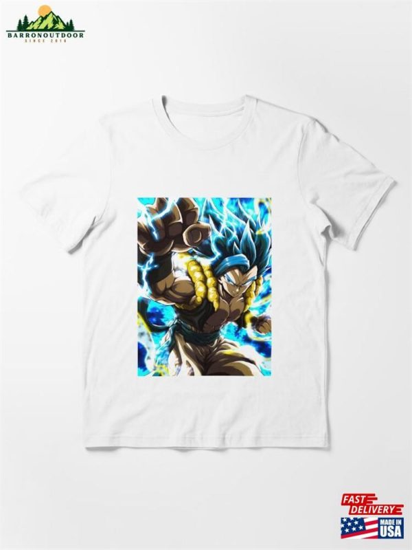 Gogeta Super Saiyan Blue Evolved Dragon Ball Heroes Fanart Essential T-Shirt Hoodie Classic