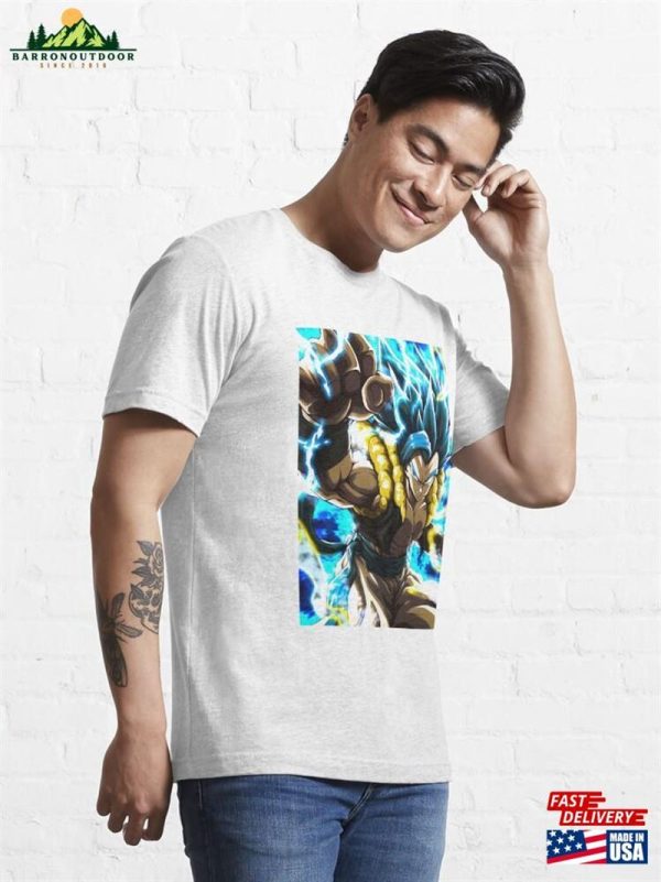 Gogeta Super Saiyan Blue Evolved Dragon Ball Heroes Fanart Essential T-Shirt Hoodie Classic