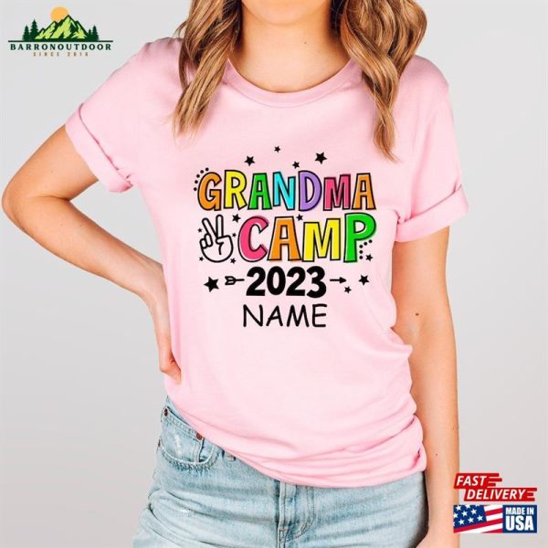 Grandma Camp 2023 Personalized Shirt Summer Unisex Hoodie