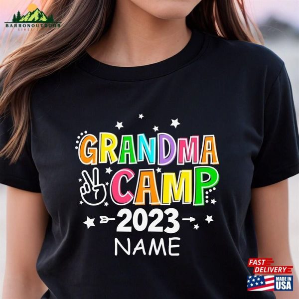 Grandma Camp 2023 Personalized Shirt Summer Unisex Hoodie