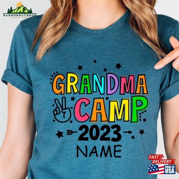 Grandma Camp 2023 Personalized Shirt Summer Unisex Hoodie