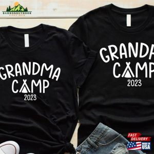 Grandpa Camp Shirt Grandma Camping Classic Hoodie