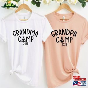 Grandpa Camp Shirt Grandma Camping Classic Hoodie 4