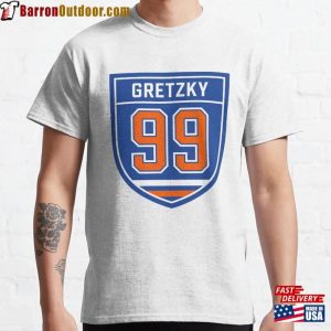 Gretzky #99 Emblem Classic T-Shirt Sweatshirt Hoodie