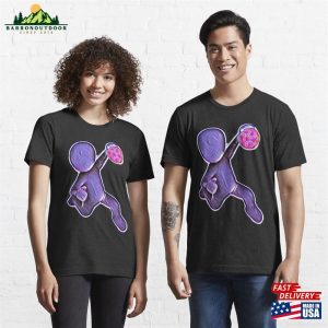 Handball Player Purple Silhouette Essential T Shirt Classic Hoodie 3