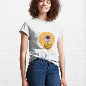 Happy Asronaut Classic T Shirt Unisex 4