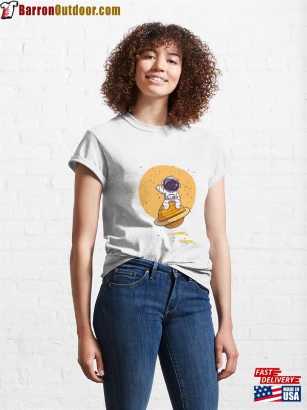 Happy Asronaut Classic T-Shirt Unisex