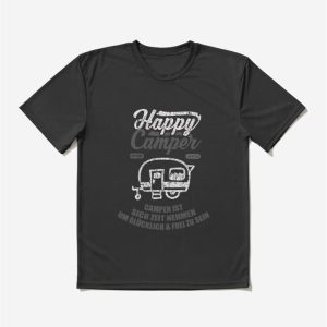 Happy Camper Camping Active T-Shirt Hoodie Classic