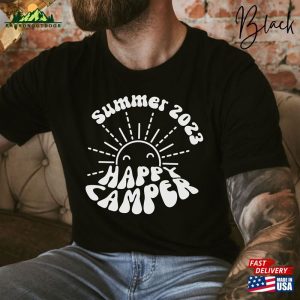 Happy Camper Shirt Camping Classic Sweatshirt 3