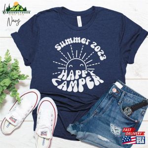 Happy Camper Shirt Camping Classic Sweatshirt 4