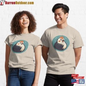 Happy Chicken Logo Easter Gift Classic T-Shirt Unisex