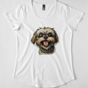 Happy Dog Premium Scoop T Shirt Sweatshirt 3