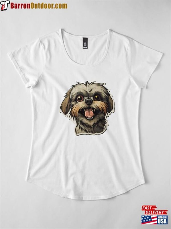 Happy Dog Premium Scoop T-Shirt Sweatshirt