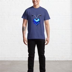 Headphones Heart Classic T Shirt Hoodie 3