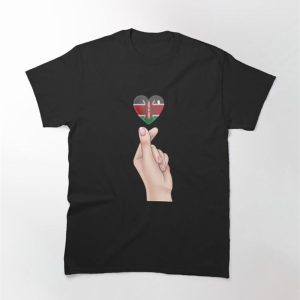 Heart Flag Of Kenya Gift For Kenyan From Unisex T-Shirt